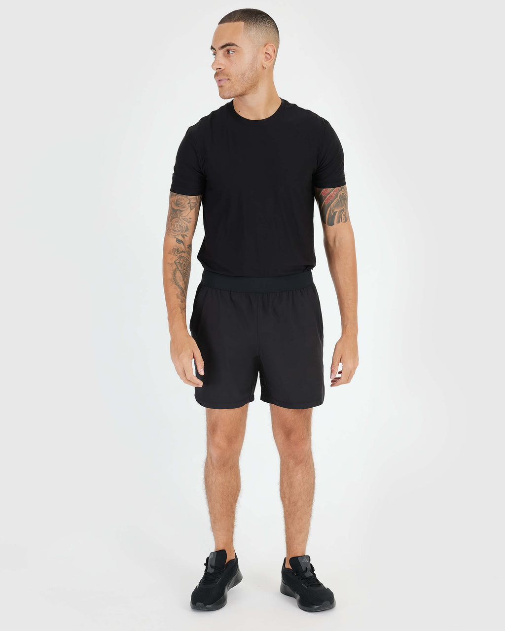 7” Black Active Training Short